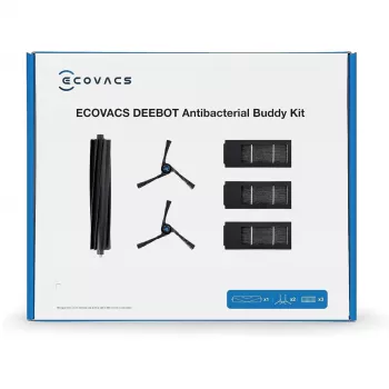 Tarvikepakkaus Ecovacs DKT060099 robotti-imuriin musta 6 kpl