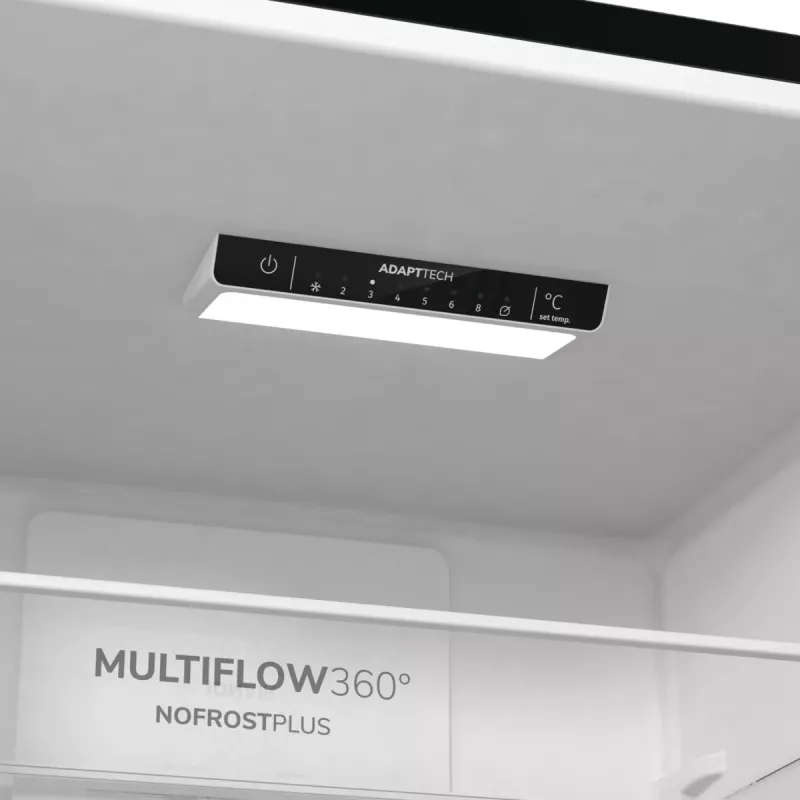 Gorenje NRK6202EBXL4 jää-pakastinyhdistelmä vapaasti seisova 331 L musta