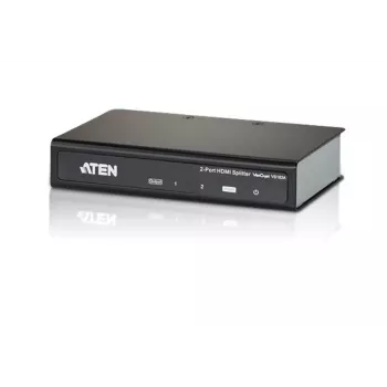 ATEN 2-porttinen HDMI audio/video-jakaja 4Kx2K, HDMI, 2x HDMI, 4096 x 2160 pikseliä, musta, metalli, 4K Ultra HD