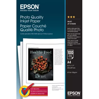 Epson Photo Quality mustesuihkupaperi – A4 – 100 arkkia