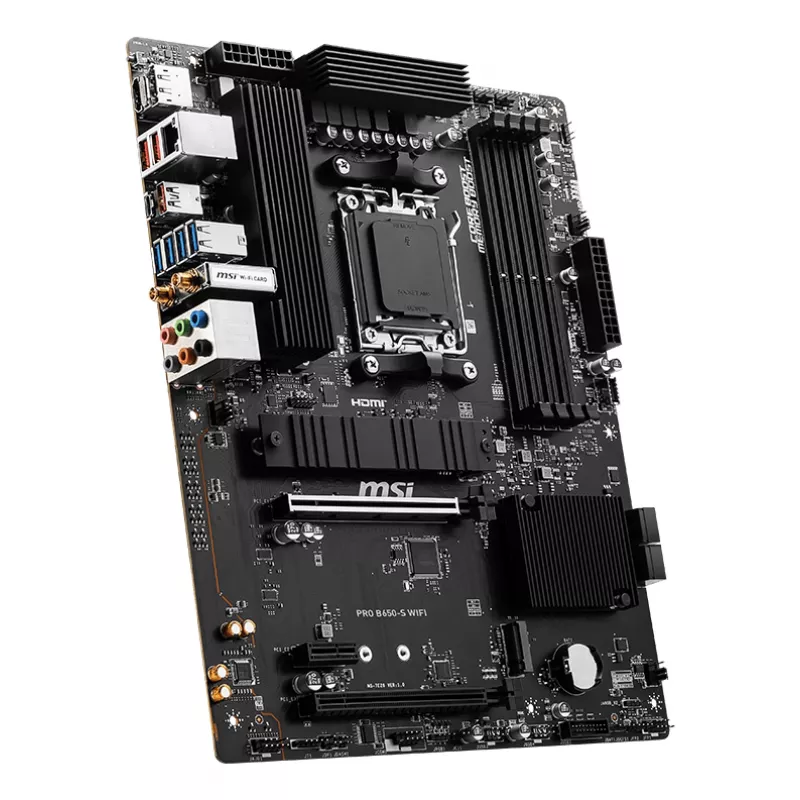 MSI PRO B650-S WIFI emolevy AMD B650 kanta AM5 ATX