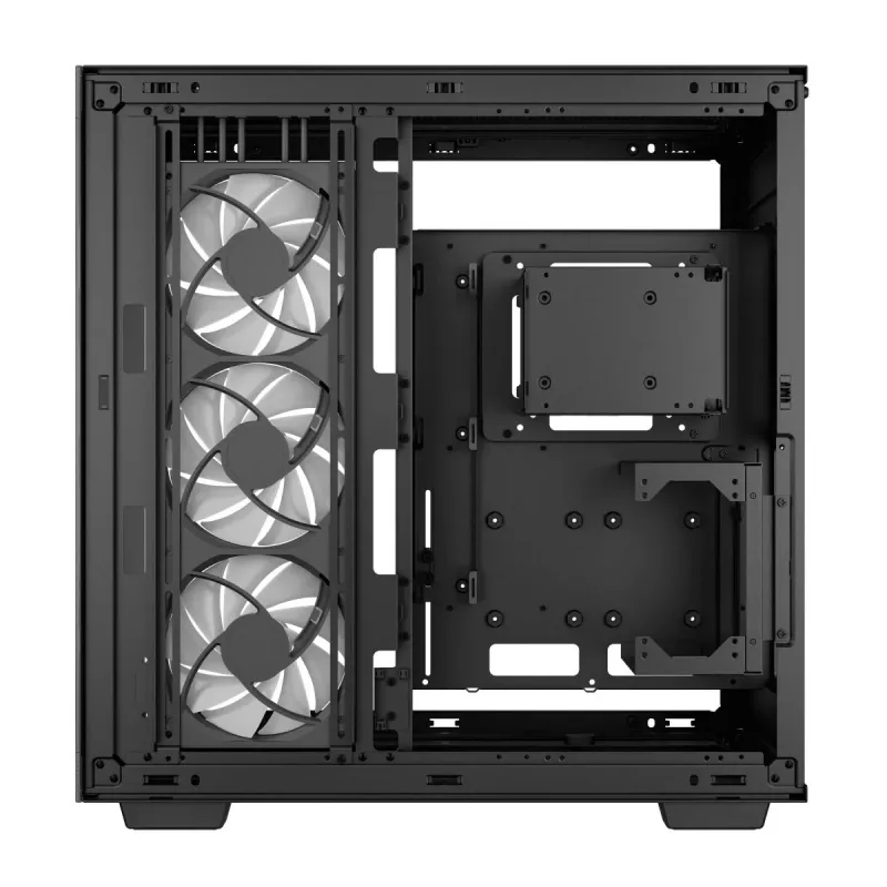 DeepCool CH780 Full Tower -pelikotelo, E-ATX, karkaistu lasin sivuikkuna, ilman virtalähdettä, musta