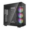 DeepCool CH780 Full Tower -pelikotelo, E-ATX, karkaistu lasin sivuikkuna, ilman virtalähdettä, musta