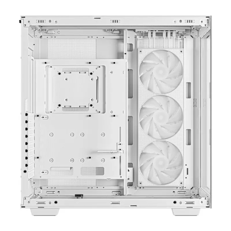 DeepCool CH780 WH Full Tower -pelikotelo, E-ATX, karkaistu lasin sivuikkuna, ilman virtalähdettä, valkoinen