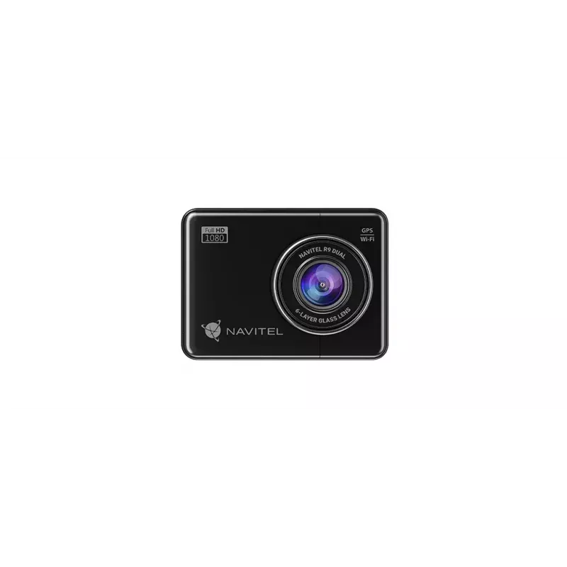 Dashcam Navitel R9 Dual Full HD Wi-Fi akku musta