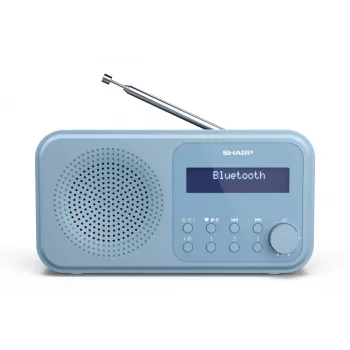 Sharp DR-P420(BL) Tokyo kannettava digitaaliradio, kannettava, digitaalinen, DAB, DAB+, UKW, automaattinen haku, automaattinen viritys, 2 W, AAC