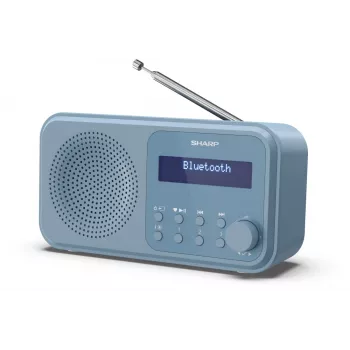 Sharp DR-P420(BL) Tokyo kannettava digitaaliradio, kannettava, digitaalinen, DAB, DAB+, UKW, automaattinen haku, automaattinen viritys, 2 W, AAC