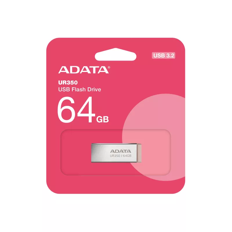 ADATA UR350 USB-muistitikku 64 GB USB Type-A 3.2 Gen 1 (3.1 Gen 1) ruskea