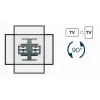 GEMBIRD pyörivä täysin liikkuva TV-seinäteline, 40
