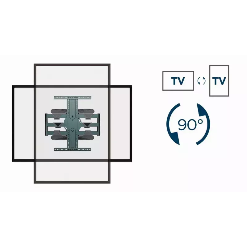 GEMBIRD pyörivä täysin liikkuva TV-seinäteline, 40