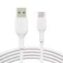 USB-kaapeli Belkin BoostCharge CAB001BT1MWH 1 m USB A - USB C valkoinen