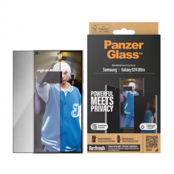 PanzerGlass ® Privacy Screen Protector Samsung Galaxy S24 Ultra | Ultra-Wide Fit EasyAlignerilla