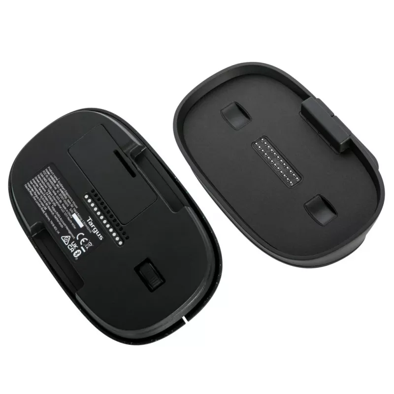 Targus ErgoFlip EcoSmart ergonominen molemmille käsille sopiva Bluetooth-hiiri AMB586GL, musta
