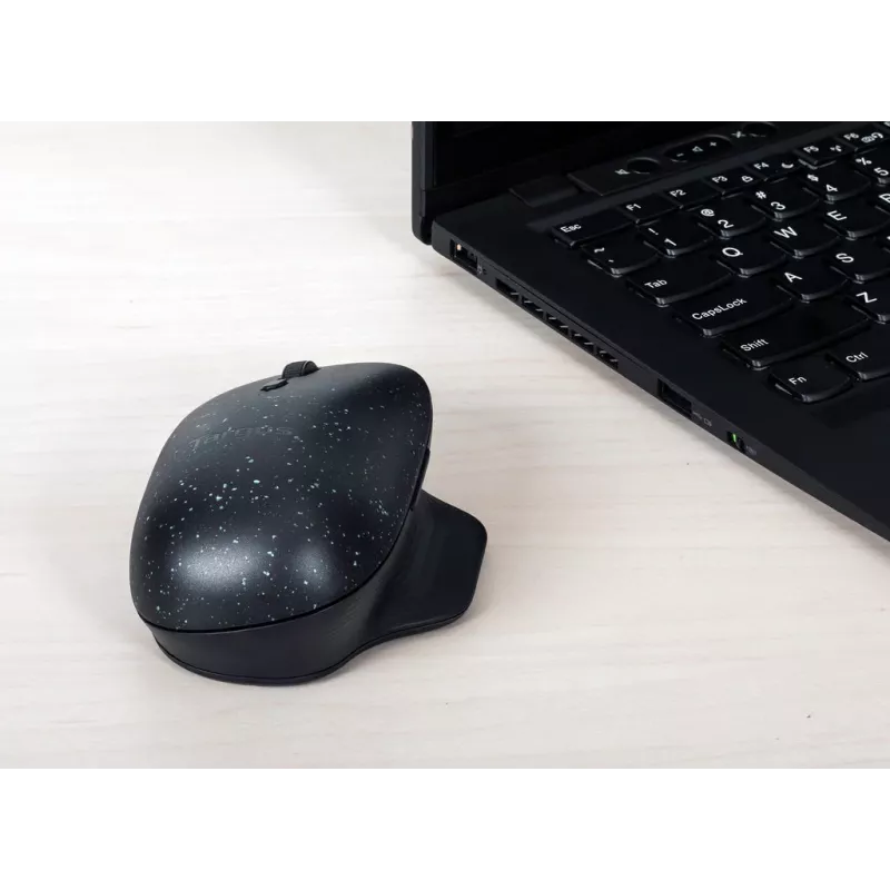 Targus ErgoFlip EcoSmart ergonominen molemmille käsille sopiva Bluetooth-hiiri AMB586GL, musta