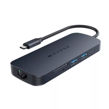 Targus HD4004GL kannettavan tietokoneen telakointiasema/porttireplikaattori USB Type-C sininen