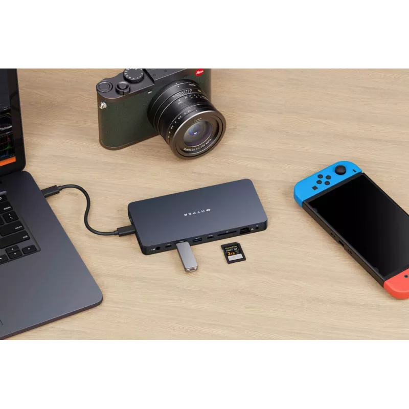 Targus HyperDrive Next johdollinen USB 3.2 Gen 2 (3.1 Gen 2) Type-C sininen