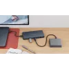 Targus HyperDrive Next johdollinen USB 3.2 Gen 2 (3.1 Gen 2) Type-C sininen