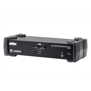 ATEN 2-porttinen USB 3.0 4K HDMI KVMP™-kytkin audiomikseritilalla