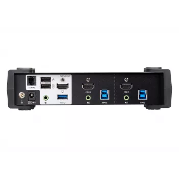 ATEN 2-porttinen USB 3.0 4K HDMI KVMP™-kytkin audiomikseritilalla