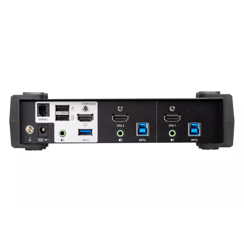 ATEN 2-porttinen USB 3.0 4K HDMI KVMP™-kytkin audiomikseritilalla