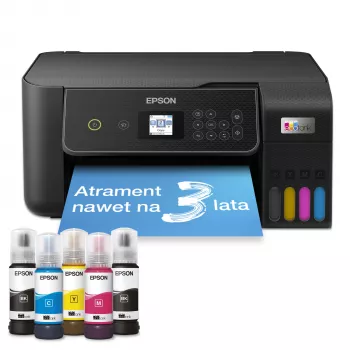 Monitoimitulostin Epson EcoTank L3280 mustesuihku väritulostus, A4, 5760×1440 dpi, Wi‑Fi, musta