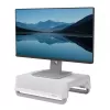 Fellowes Breyta 100016561 näytön korotusjalusta, 3 korkeusasentoa, kannettava kahvalla, valkoinen