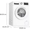 Pesukone Bosch WGG244ZMSN, edestä täytettävä 9 kg, energiatehokkuusluokka A