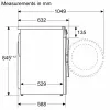 Pesukone Bosch WGG244ZMSN, edestä täytettävä 9 kg, energiatehokkuusluokka A