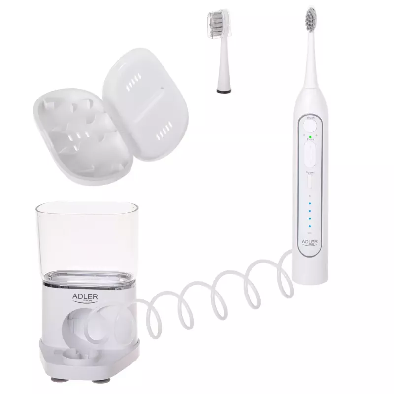 Hammasharja Adler 2-in-1 vesi-hammaslanka Sonic Brush AD 2180w