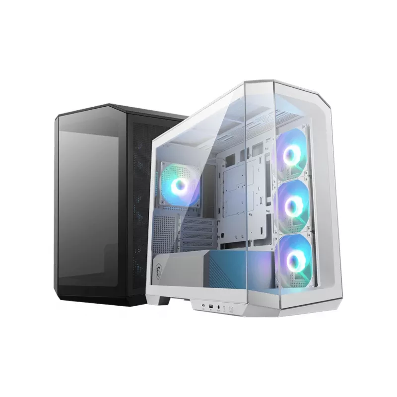 MSI MAG PANO M100R PZ Micro Tower valkoinen