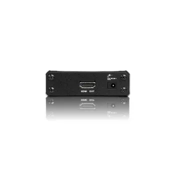 ATEN VGA-HDMI audio/kuvakonvertteri, musta, metalli, 1920 x 1080 pikseliä, 1920 x 1080 pikseliä, 1080p, 16:9