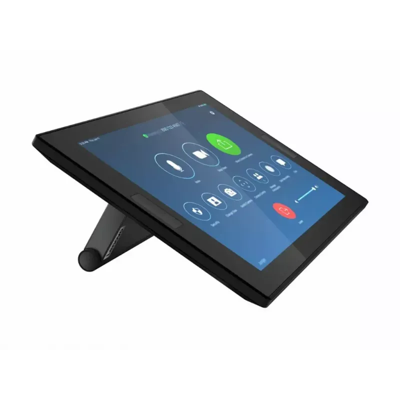 Neuvotteluohjain Lenovo ThinkSmart 12QL0004MT Zoomille, kompakti musta laite kokousohjaukseen