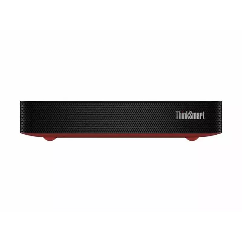 Neuvotteluohjain Lenovo ThinkSmart 12QL0004MT Zoomille, kompakti musta laite kokousohjaukseen