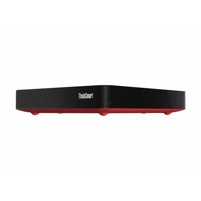 Neuvotteluohjain Lenovo ThinkSmart 12QL0004MT Zoomille, kompakti musta laite kokousohjaukseen