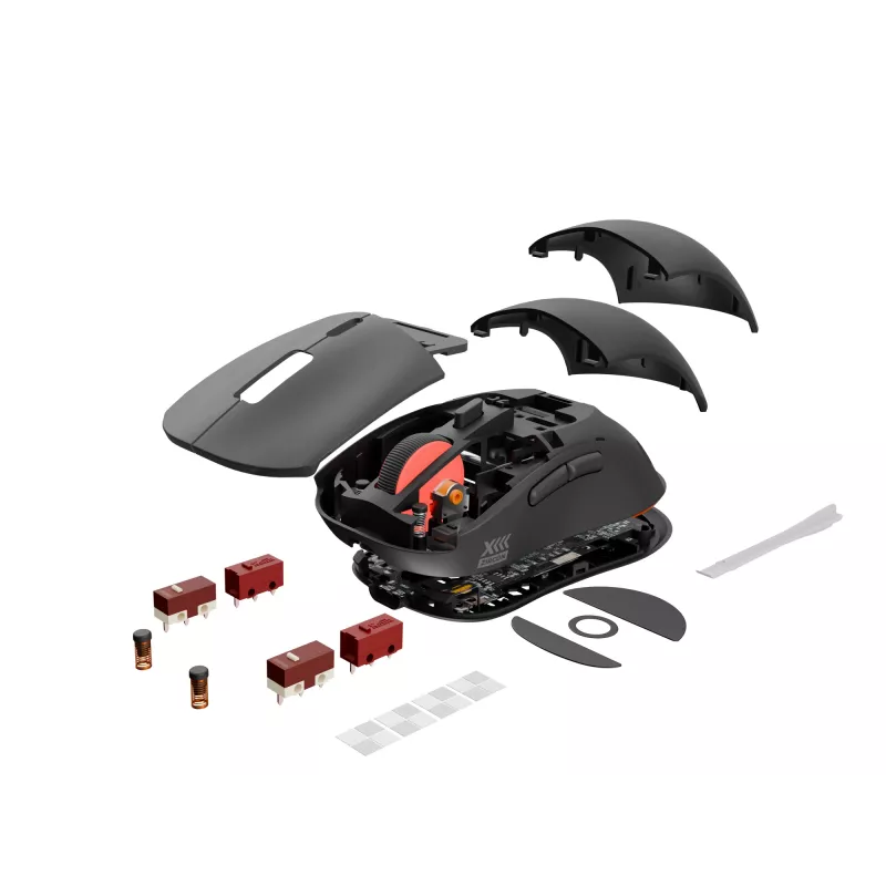 GENESIS Zircon XIII hiiri pelikäyttöön molempikätinen RF langaton + USB Type-C optinen 26000 DPI