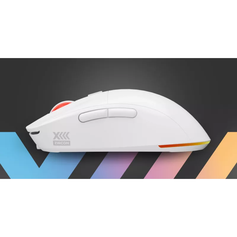 GENESIS Zircon XIII hiiri pelikäyttöön molempikätinen RF langaton + USB Type-C optinen 26000 DPI