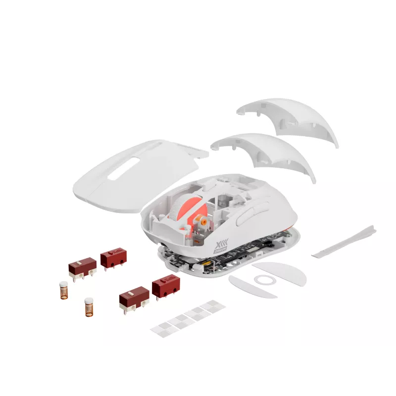 GENESIS Zircon XIII hiiri pelikäyttöön molempikätinen RF langaton + USB Type-C optinen 26000 DPI