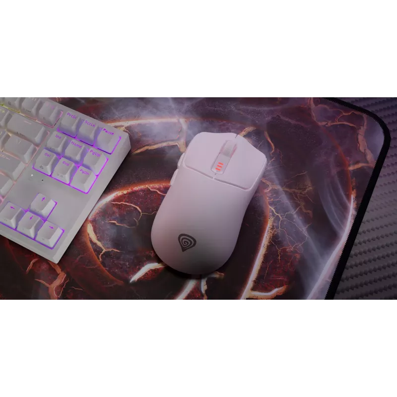 GENESIS Zircon 500 hiiri pelikäyttöön oikeakätinen RF langaton + Bluetooth + USB Type-C optinen 10000 DPI