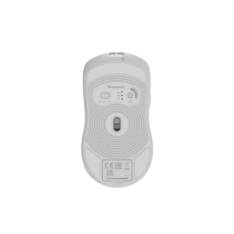 GENESIS Zircon 500 hiiri pelikäyttöön oikeakätinen RF langaton + Bluetooth + USB Type-C optinen 10000 DPI