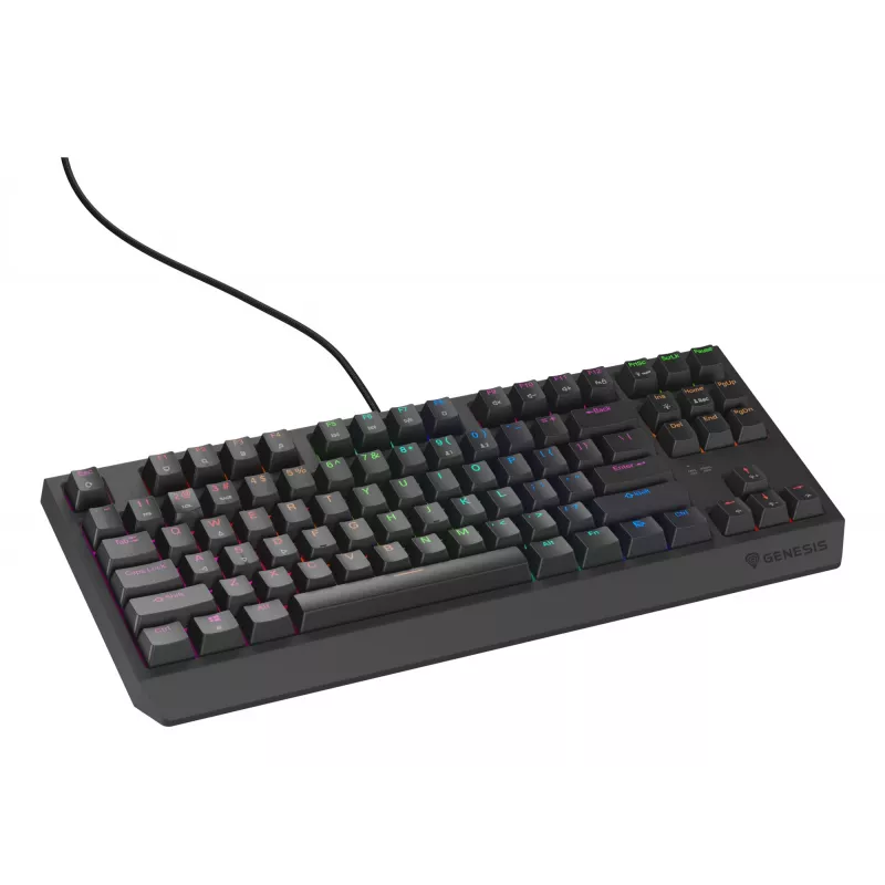 GENESIS Thor 230 TKL Lite näppäimistö pelikäyttöön USB QWERTY englanti musta
