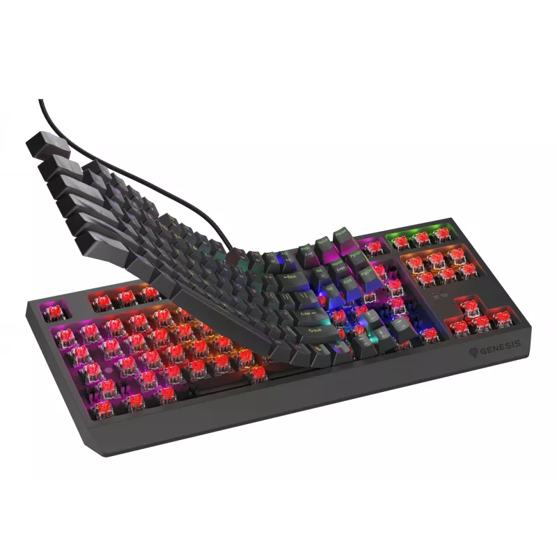 GENESIS Thor 230 TKL Lite näppäimistö pelikäyttöön USB QWERTY englanti musta