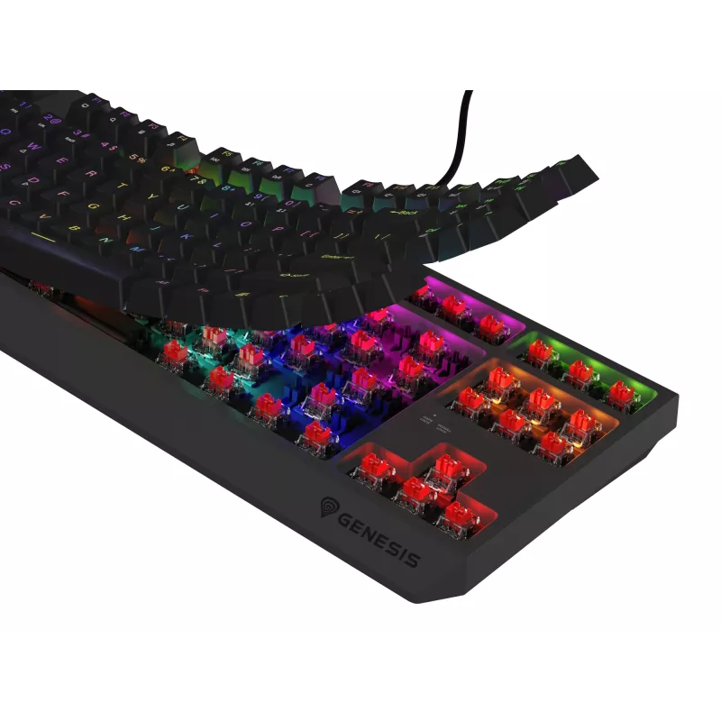 GENESIS Thor 230 TKL Lite näppäimistö pelikäyttöön USB QWERTY englanti musta