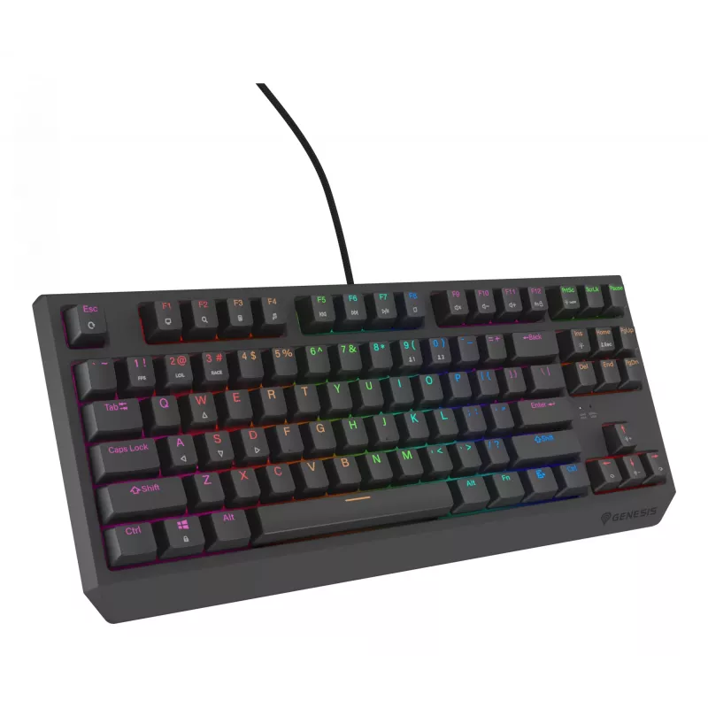 GENESIS Thor 230 TKL Lite näppäimistö pelikäyttöön USB QWERTY englanti musta
