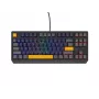 GENESIS THOR 230 TKL näppäimistö pelikäyttöön USB + RF langaton + Bluetooth QWERTY musta, sininen, harmaa, oranssi