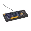 GENESIS THOR 230 TKL näppäimistö pelikäyttöön USB + RF langaton + Bluetooth QWERTY musta, sininen, harmaa, oranssi