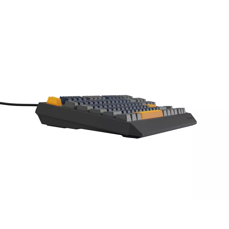 GENESIS THOR 230 TKL näppäimistö pelikäyttöön USB + RF langaton + Bluetooth QWERTY musta, sininen, harmaa, oranssi