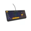 GENESIS THOR 230 TKL näppäimistö pelikäyttöön USB + RF langaton + Bluetooth QWERTY musta, sininen, harmaa, oranssi