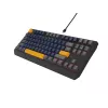 GENESIS THOR 230 TKL näppäimistö pelikäyttöön USB + RF langaton + Bluetooth QWERTY musta, sininen, harmaa, oranssi