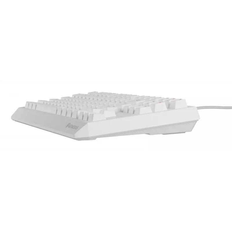 Tenkeyless-pelikäppäimistö GENESIS Thor 230 TKL — USB, RF Wireless, Bluetooth, QWERTY, valkoinen