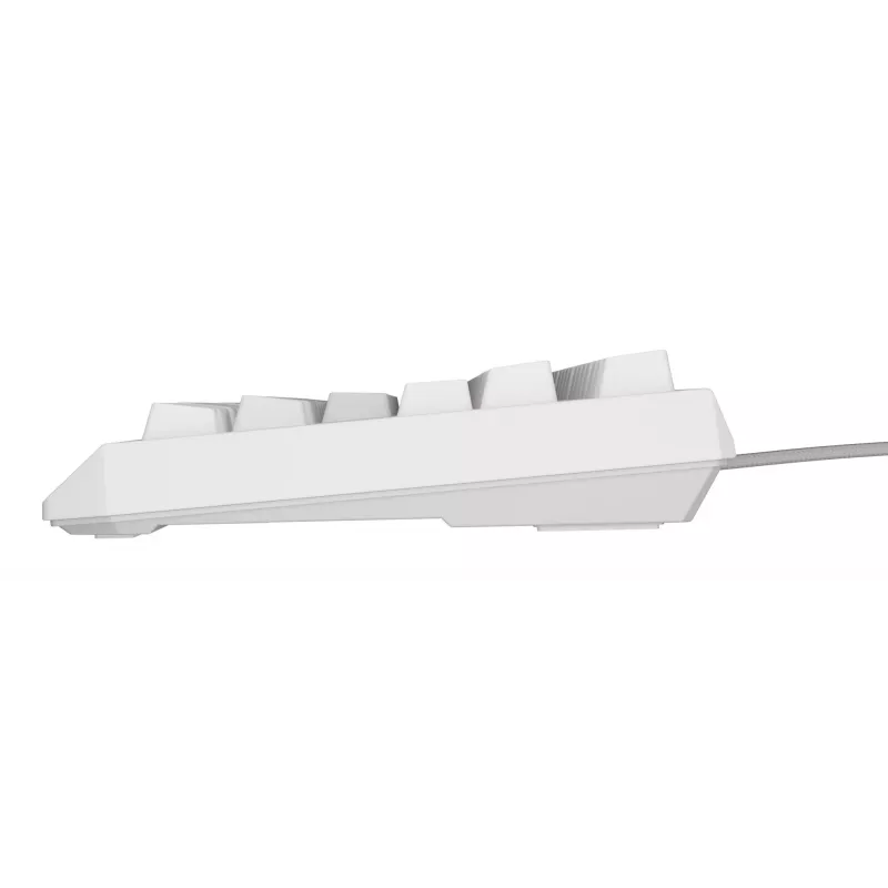 Tenkeyless-pelikäppäimistö GENESIS Thor 230 TKL — USB, RF Wireless, Bluetooth, QWERTY, valkoinen